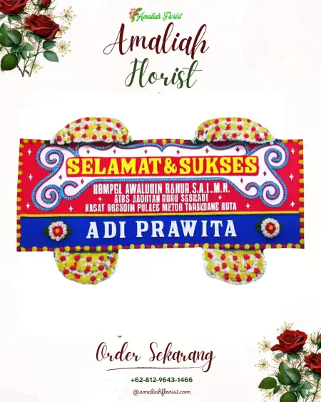 Papan Bunga Ucapan Selamat Purwosono
